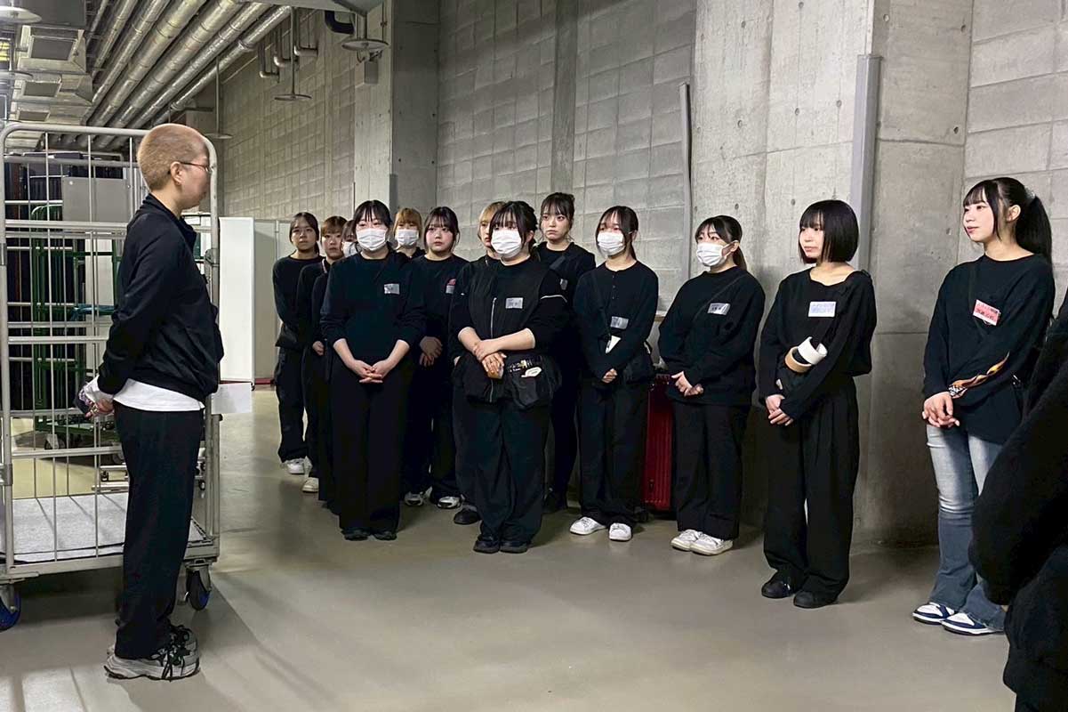 朝礼の様子
